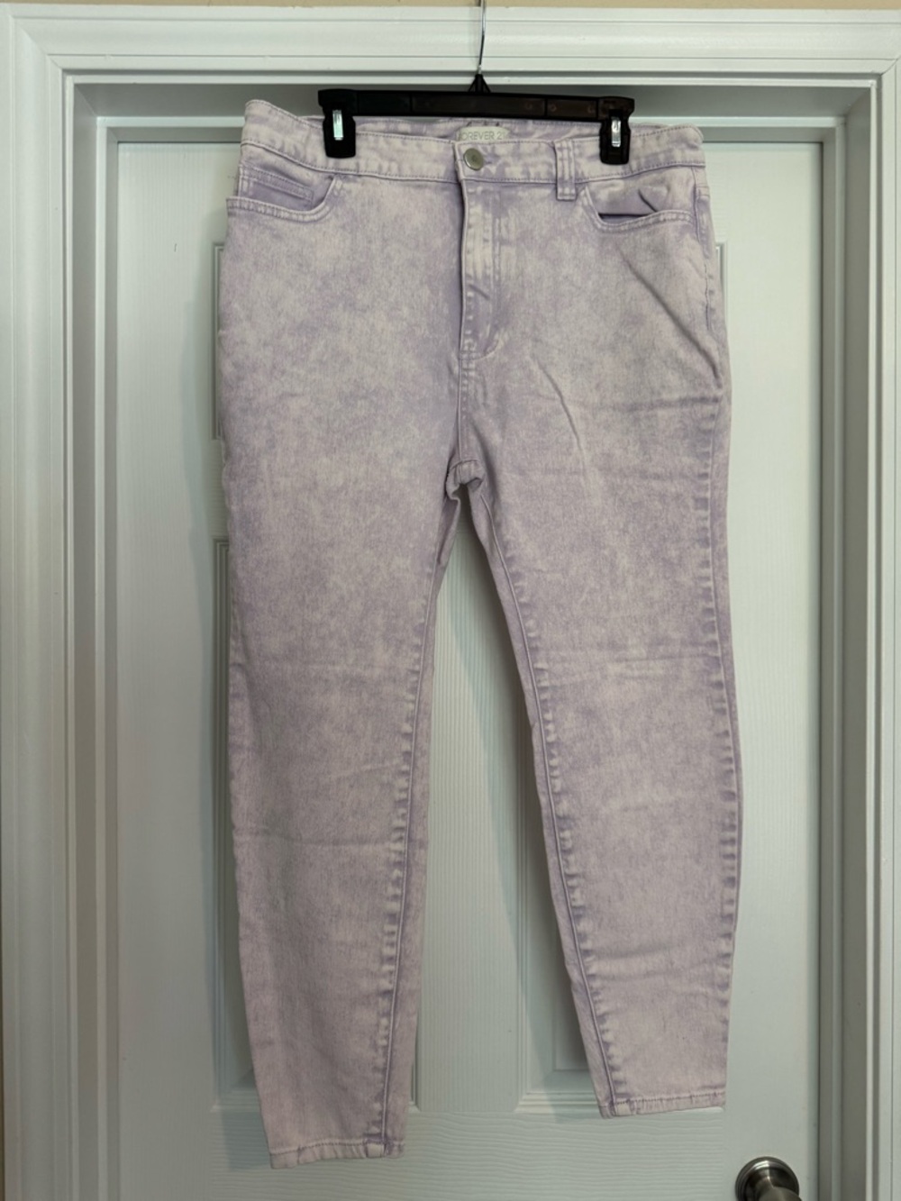 Forever 21 Lavender Skinny Jeans - Picture 4 of 9